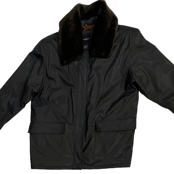 Detachable Fur Collar Parka Coat main image 1